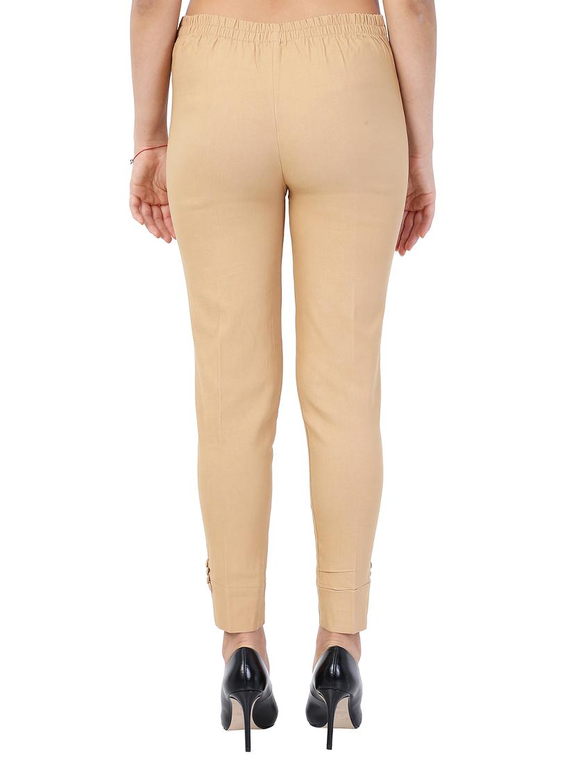 slim fit cigarette pants trousers - 15410913 - Standard Image - 2