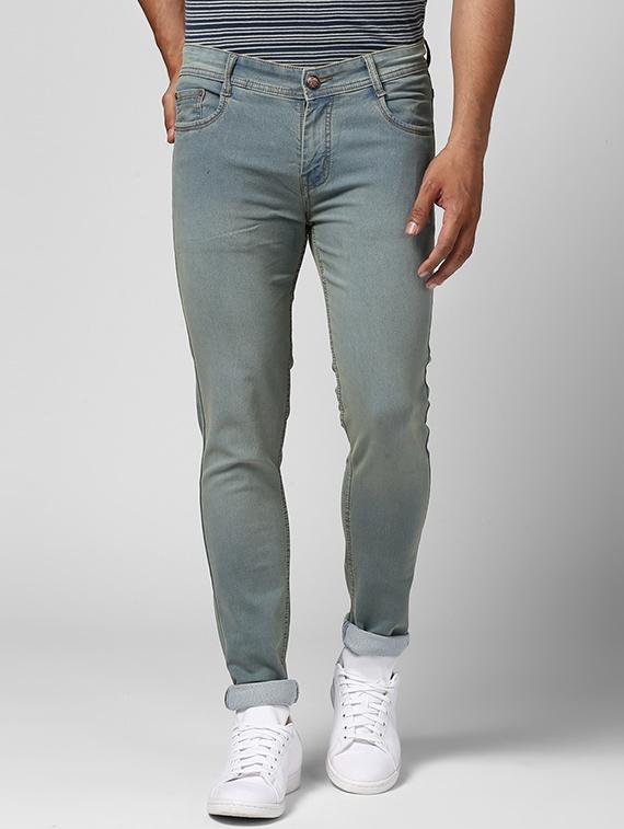 mens slim fit plain jeans - 15428384 -  Zoom Image - 0