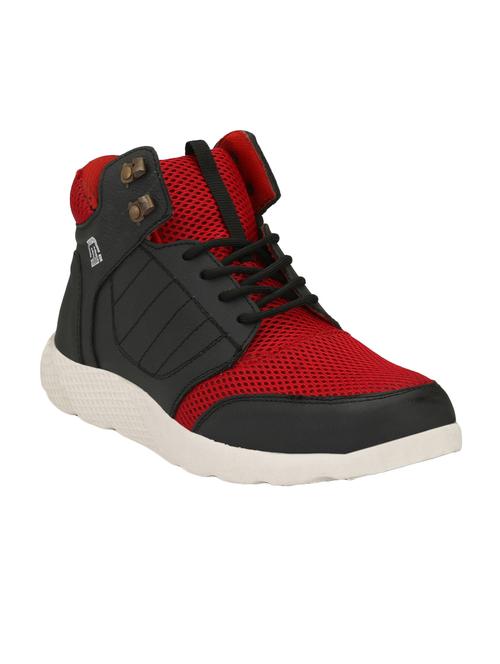 red mesh sport shoes - 15436992 - Standard Image - 0