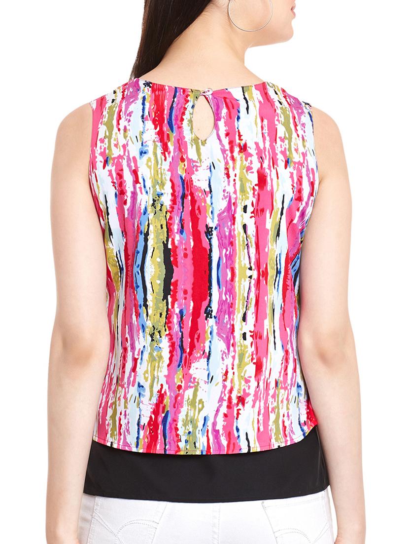 abstract printed layered top - 15441987 - Standard Image - 2