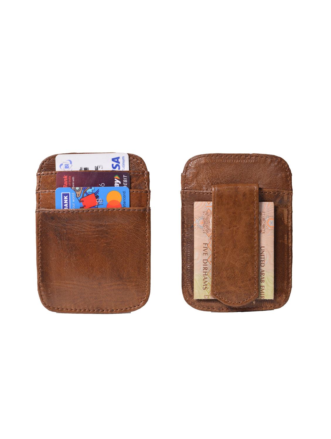 tan leather card holder - 15444477 - Standard Image - 2
