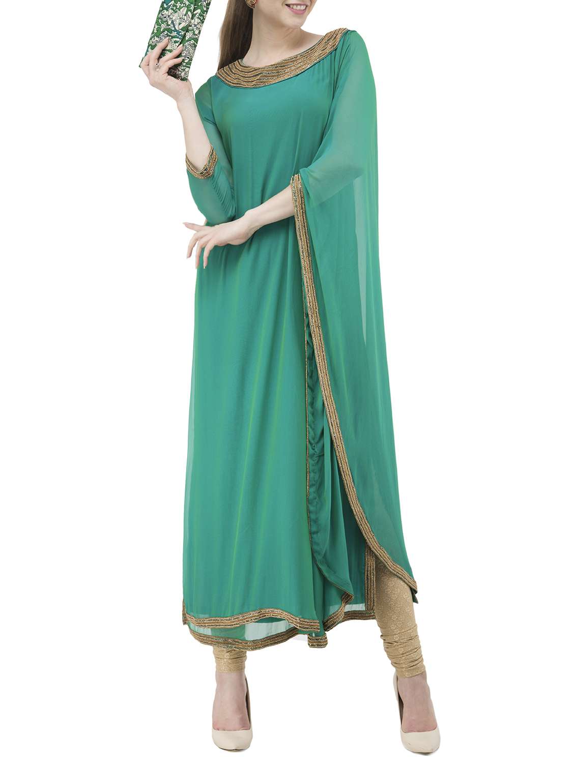 drape embellished kurta