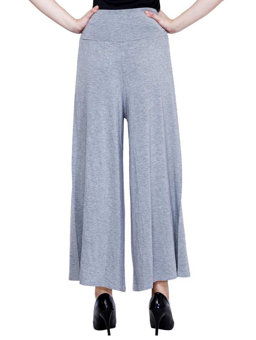 ruched detail straight palazzo - 15449272 - Standard Image - 2
