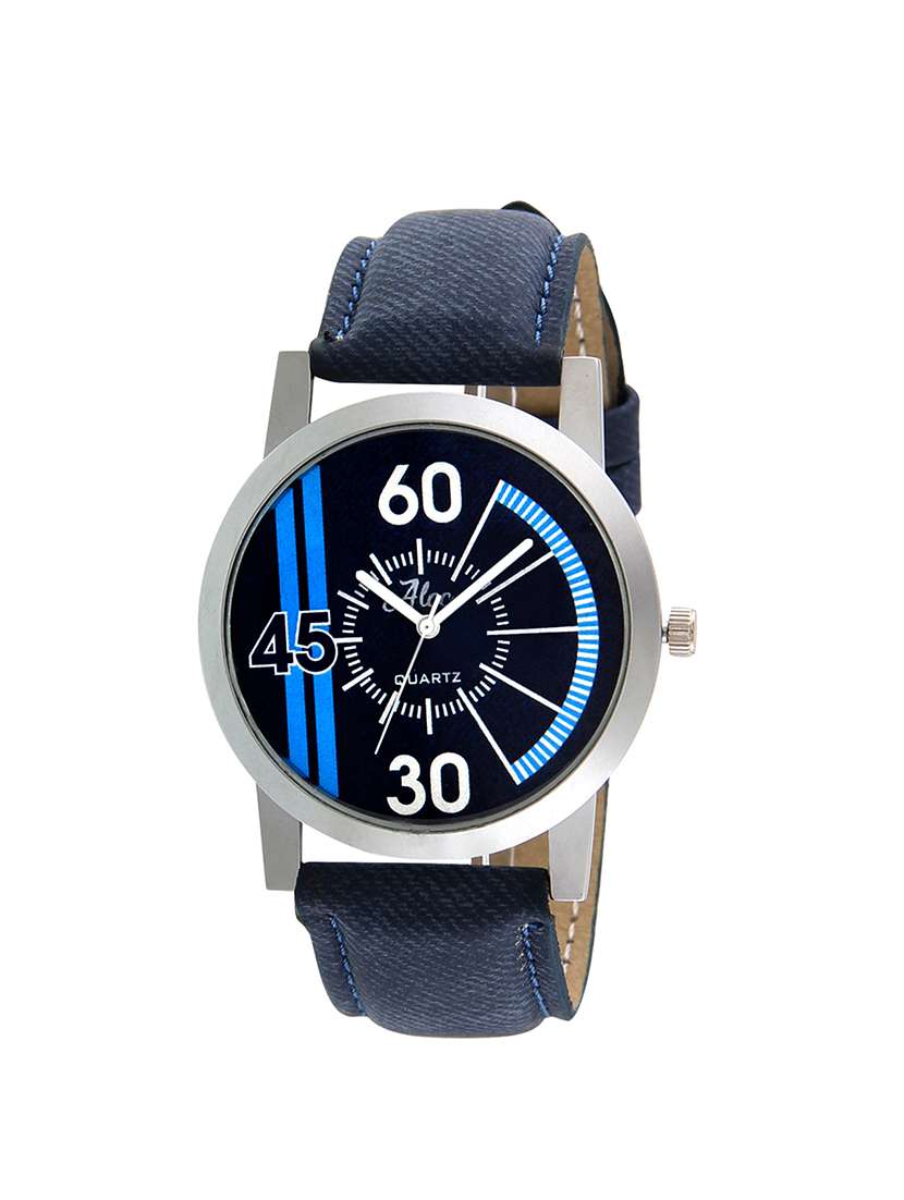 alee silver mens analog watch