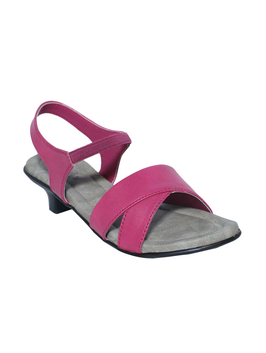 pink back strap sandals