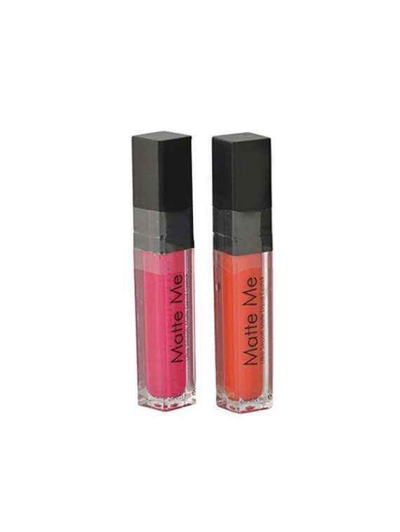  matte me 24 hr stay ulta smooth lipstick  (pink,orange)
