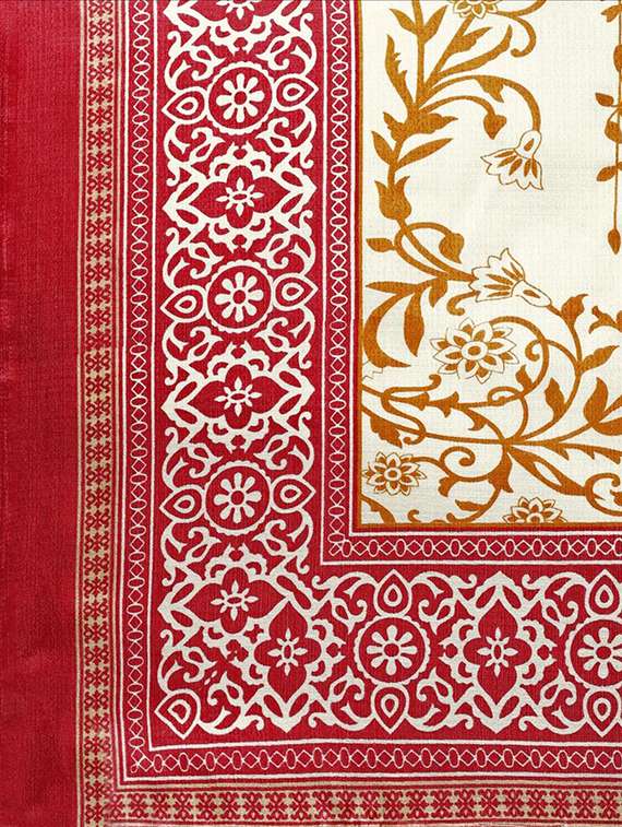 red khadi dupatta - 15454546 -  Standard Image - 2