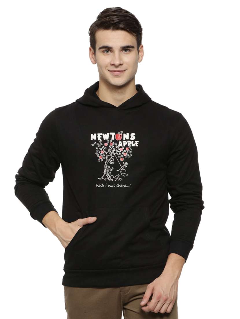 mens front print sweatshirt