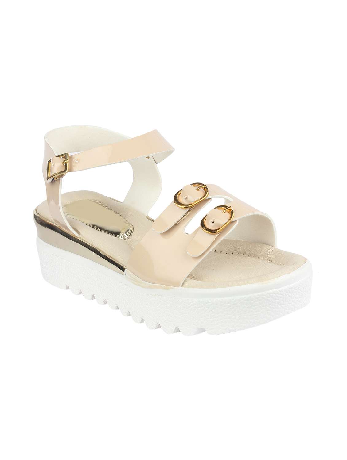 beige ankle strap wedges