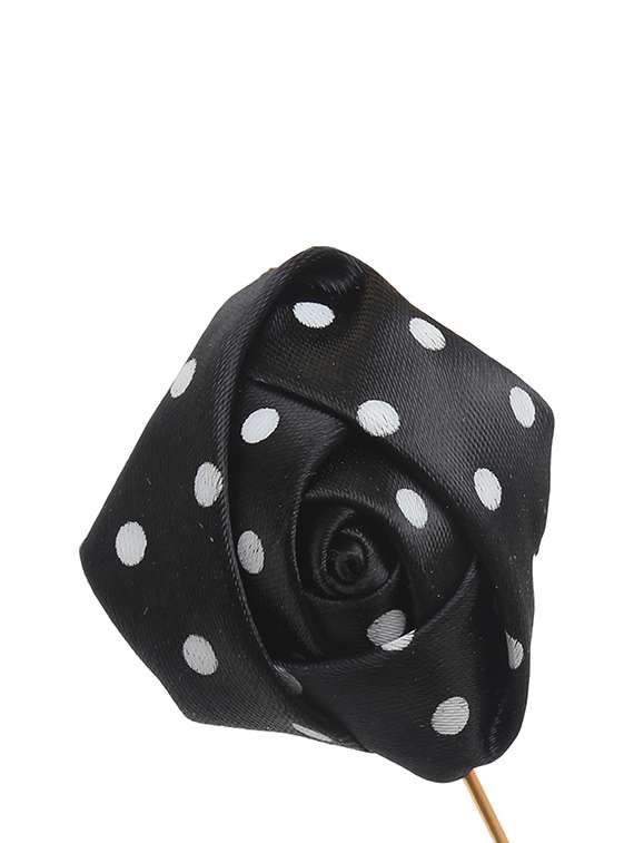 black micro fibre lapelpin - 15465986 - Standard Image - 2