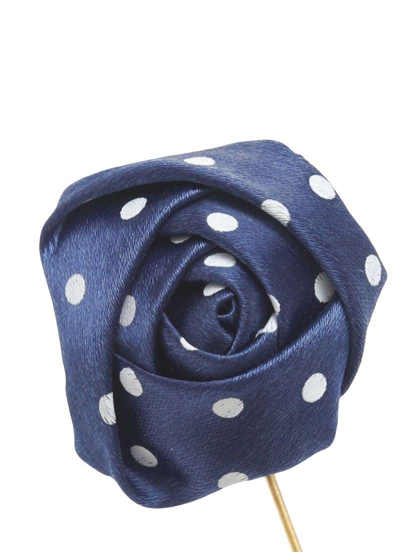 navy blue fabric lapelpin - 15465987 - Standard Image - 2