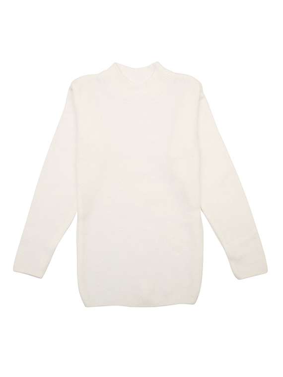 white wool  sweater