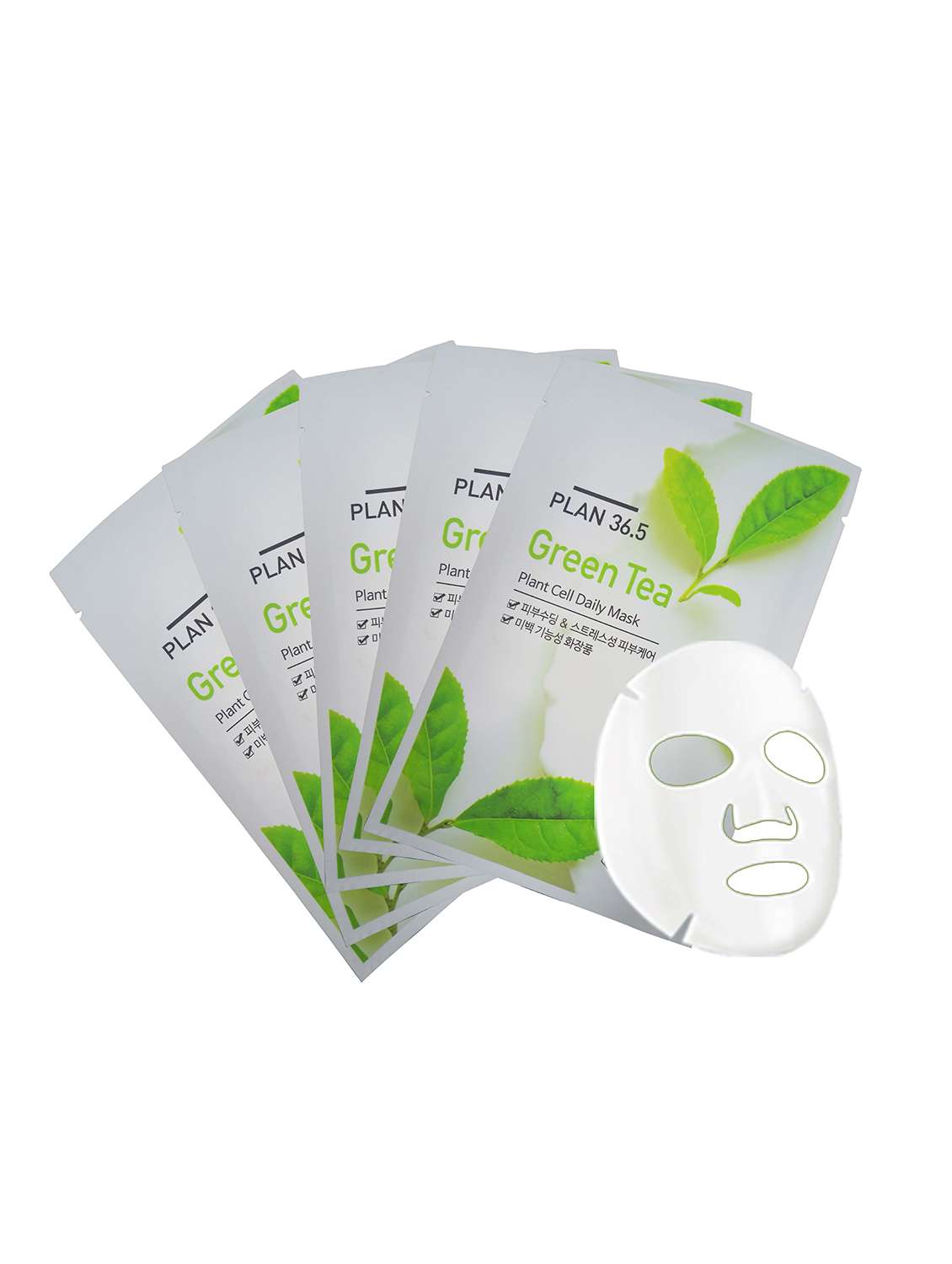 plan 36.5 green tea plant cell daily mask 