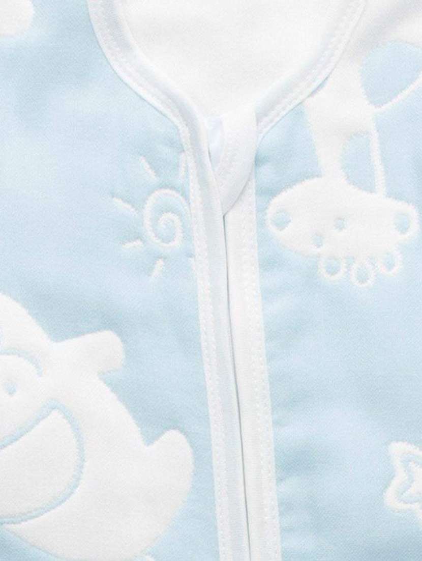 blue cotton romper - 15472803 - Standard Image - 2