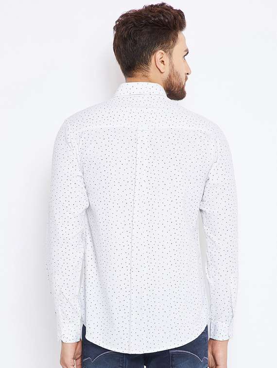 white cotton casual shirt - 15473211 -  Standard Image - 2