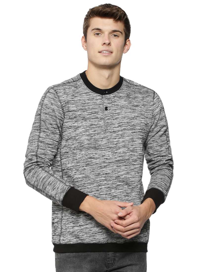 grey cotton sweatshirt