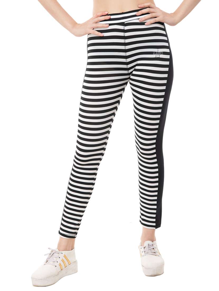 striped track pant