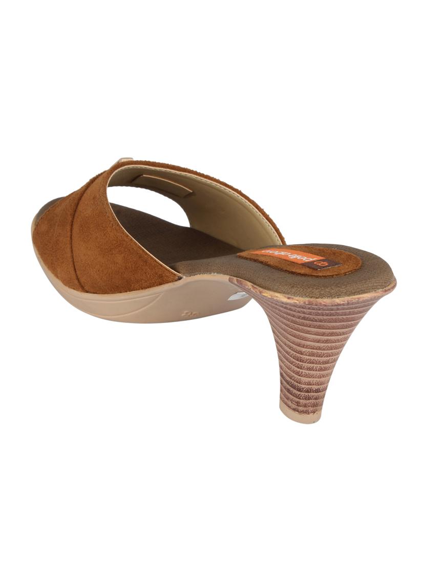 tan slip on sandals - 15477239 - Standard Image - 2