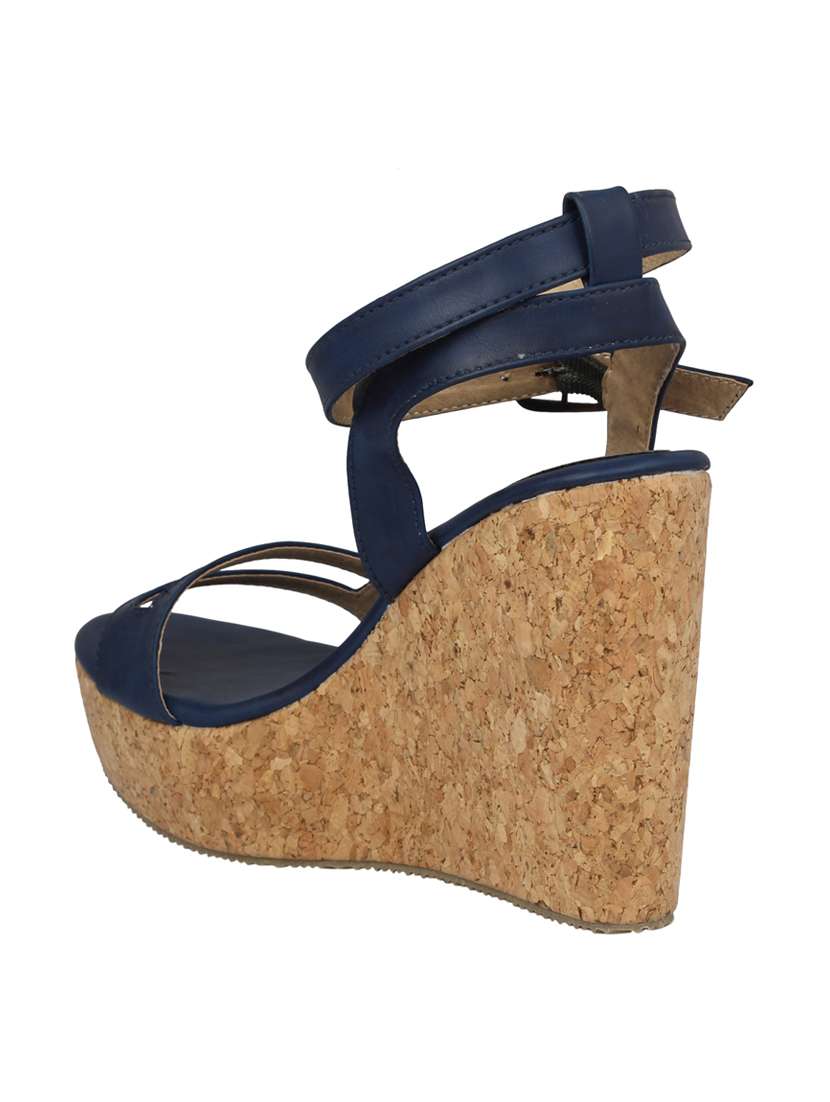 blue platforms wedges - 15477262 -  Standard Image - 2