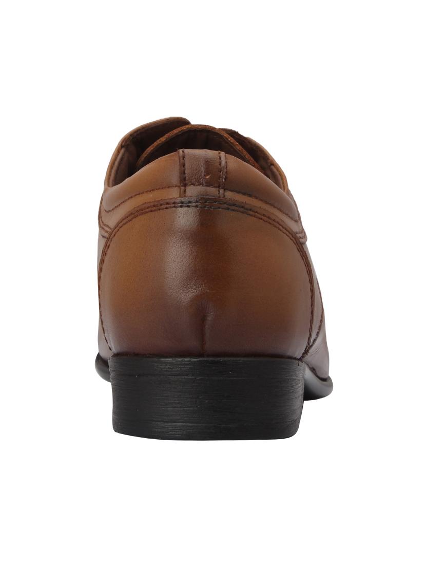 tan leather lace-up derbys - 15477309 - Standard Image - 2