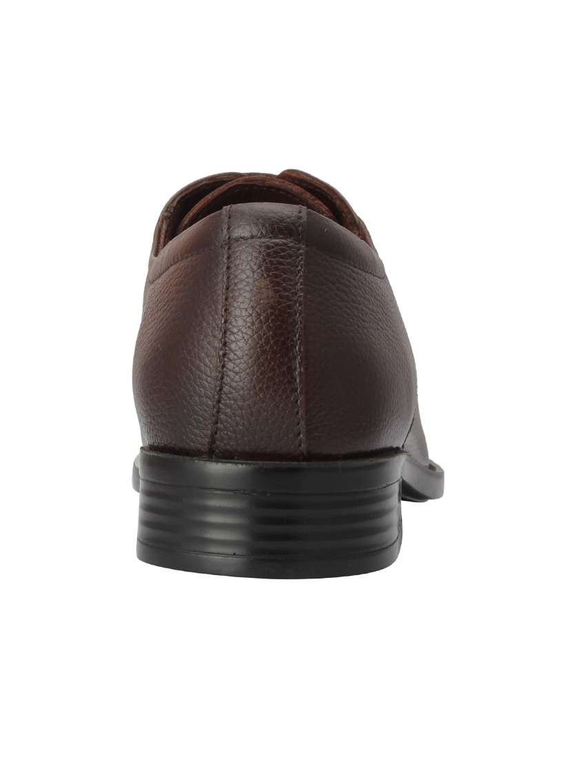brown leather lace-up derbys - 15477311 - Standard Image - 2