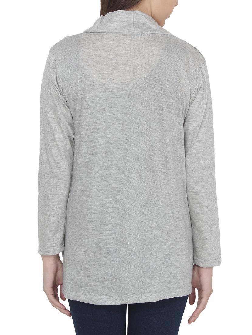 shawl collar shrug - 15477330 - Standard Image - 2
