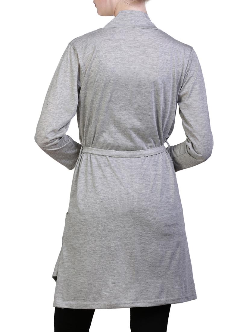 self tie belted shrug - 15477332 - Standard Image - 2