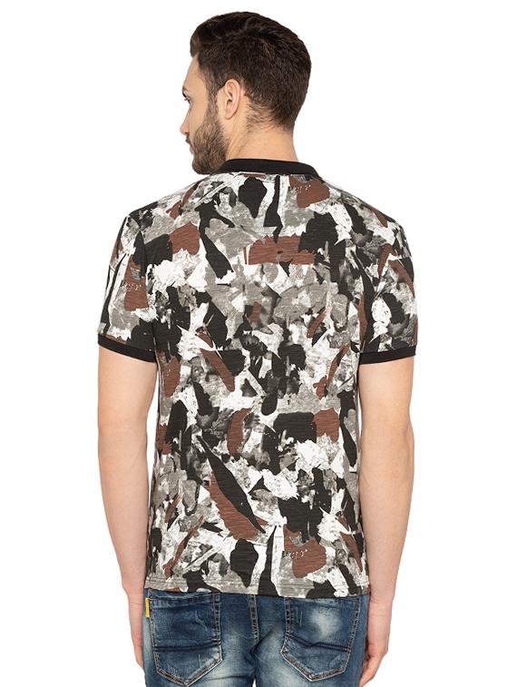 multi colored cotton all over print t-shirt - 15480479 - Standard Image - 2