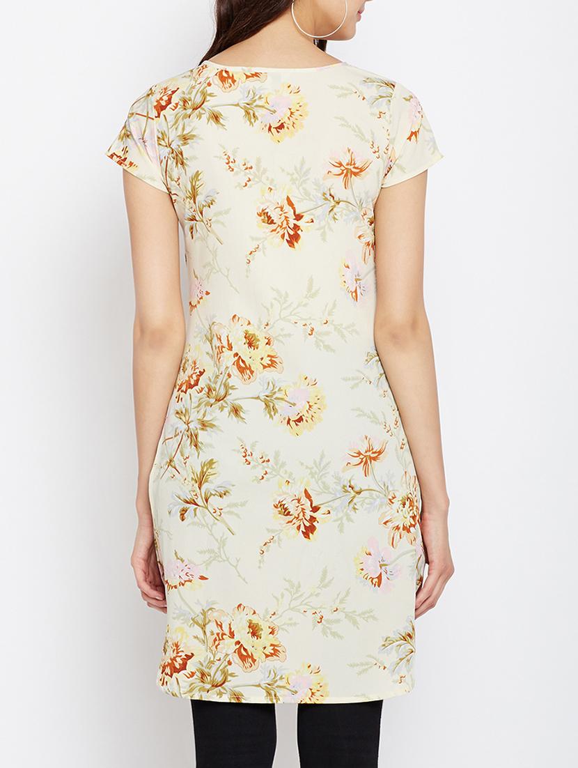 high-low floral tunic - 15481047 - Standard Image - 2