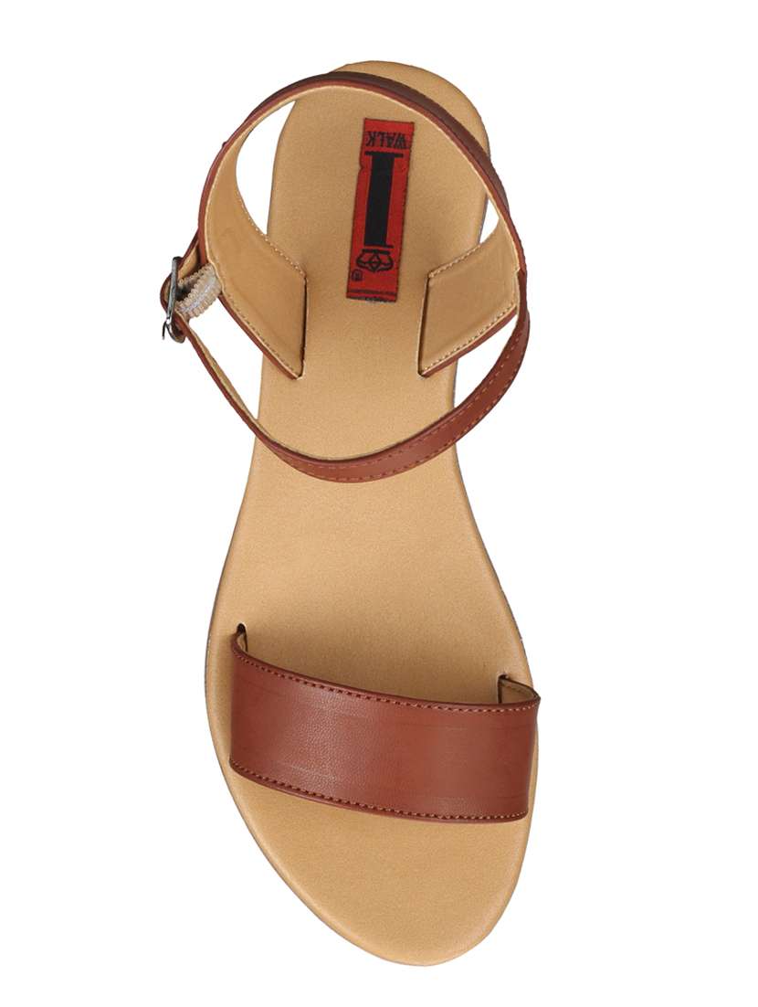 brown back strap sandals - 15481146 - Standard Image - 2