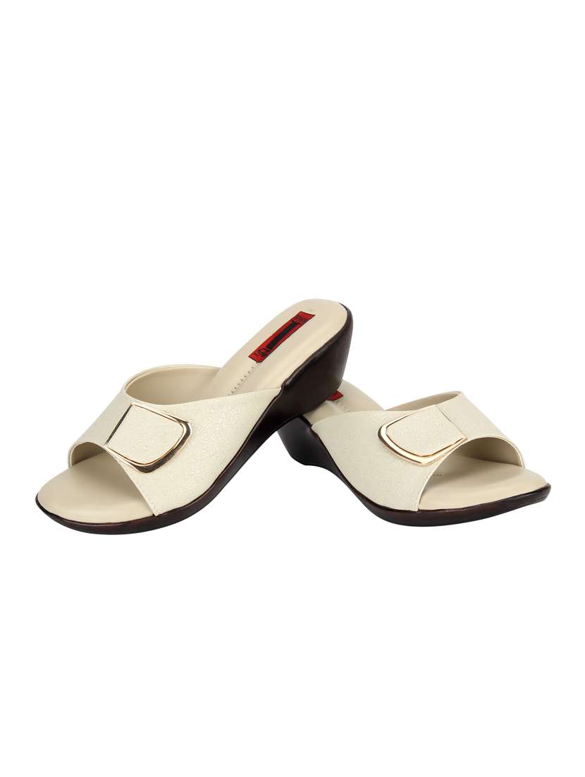 beige slip on wedges - 15481149 -  Standard Image - 2