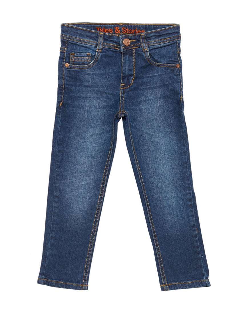 boy's plain slim fit jeans