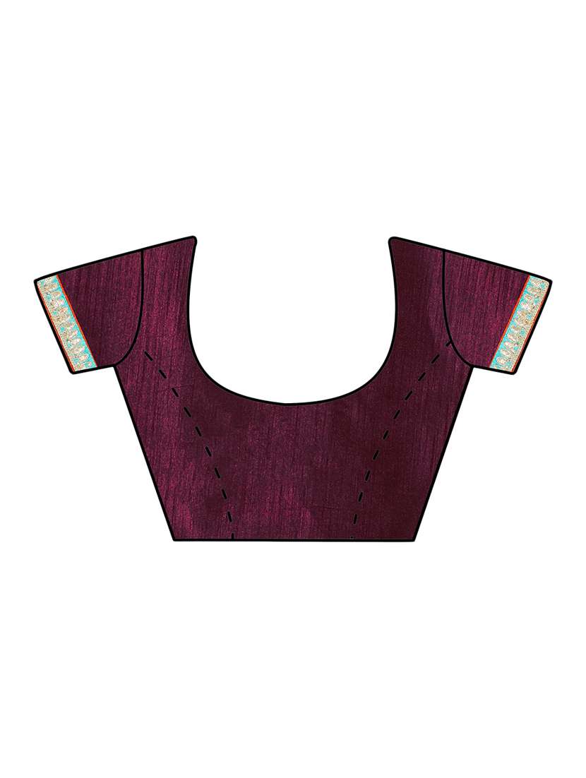 zari embroidered saree with blouse - 15485315 -  Standard Image - 2