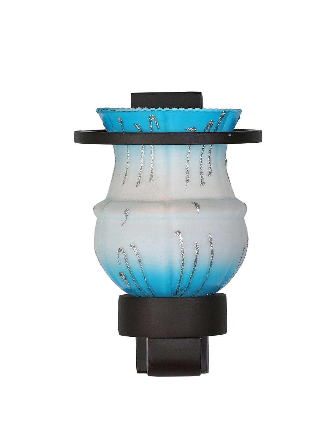 new designer hand decorative colorful glass wall lamp light with stylish wooden fitting new-el45 - 15489659 - Standard Image - 2
