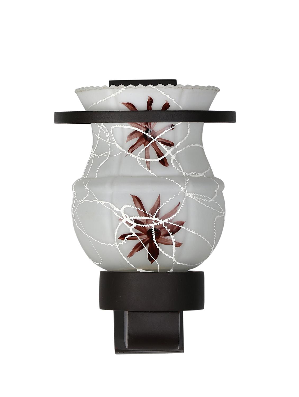 new designer hand decorative colorful glass wall lamp light with stylish wooden fitting new-el47 - 15489661 - Standard Image - 2