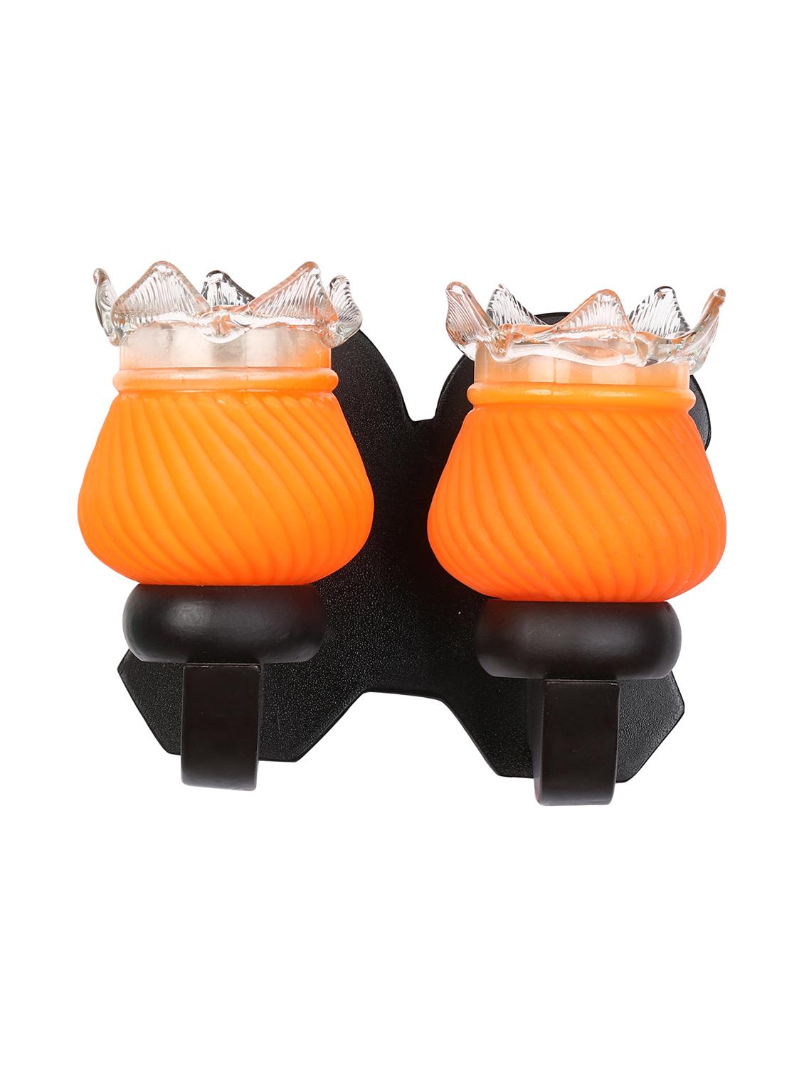 stylish twins hand decorative colorful glass wall lamp light with royal wooden fitting (set of two) dn-2wa152 - 15489870 - Standard Image - 2