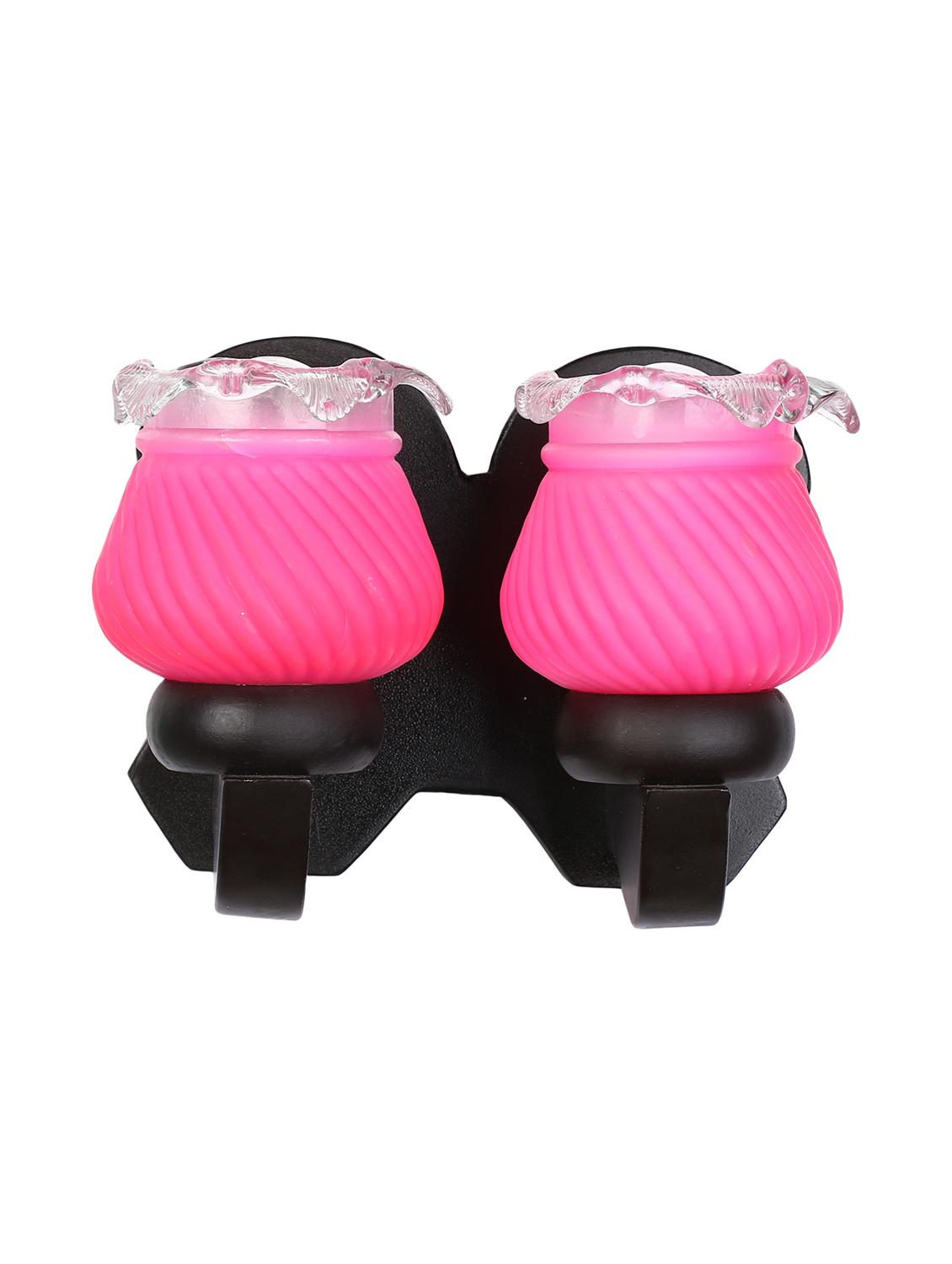 stylish twins hand decorative colorful glass wall lamp light with royal wooden fitting (set of two) dn-2wa153 - 15489871 - Standard Image - 2