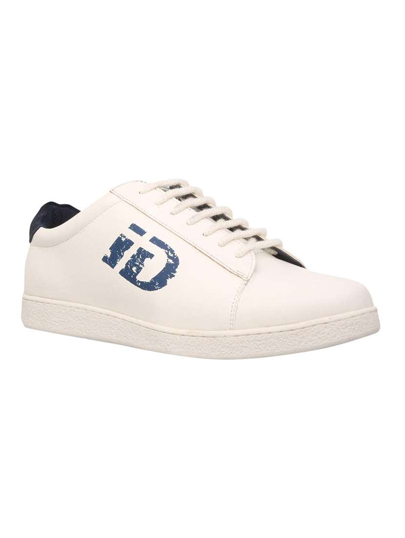 white leather lace up sneakers