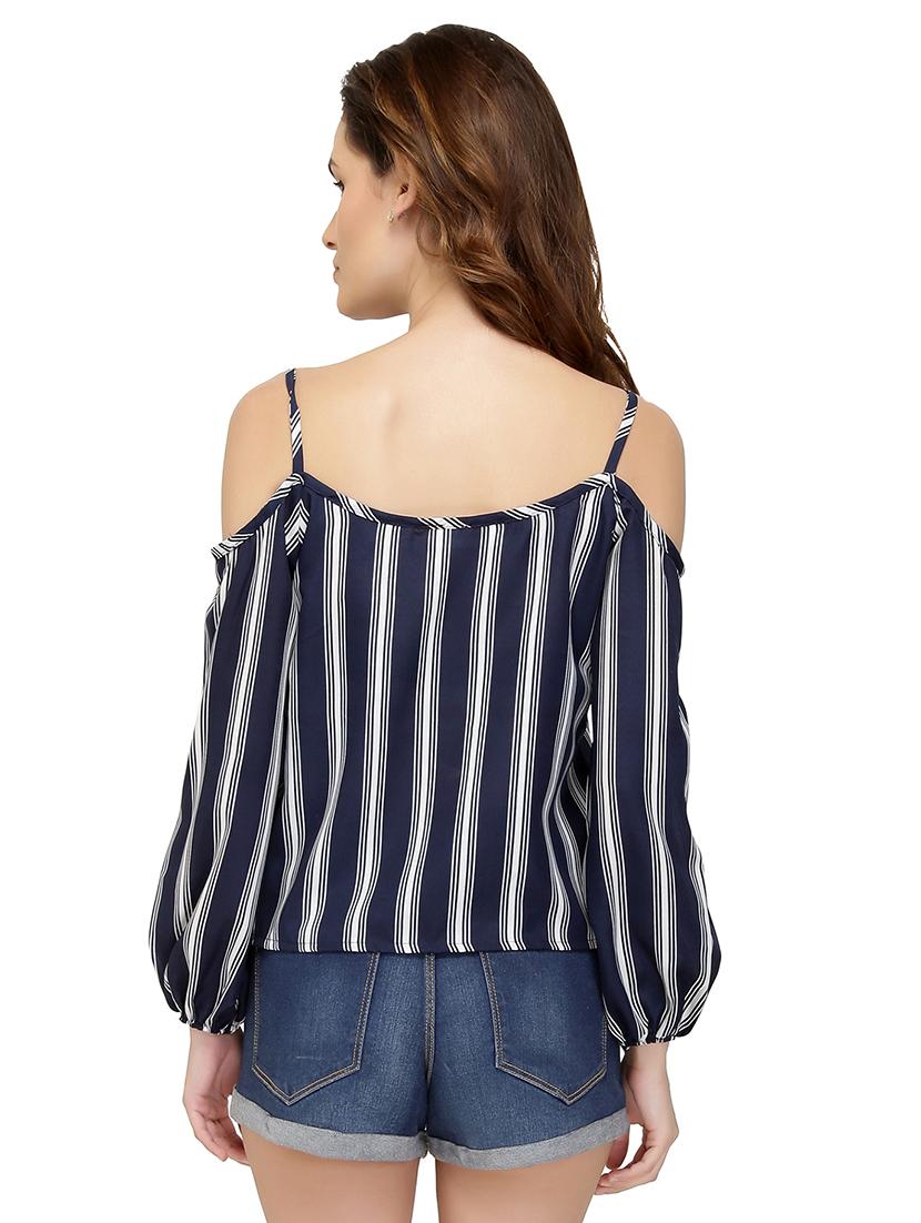 women's straight shoulder strap top - 15496681 - Standard Image - 2