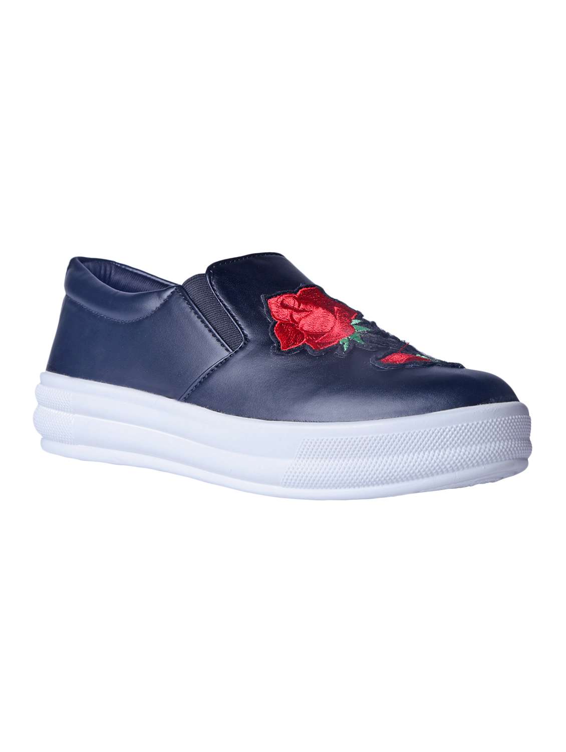 black plimsolls casual shoes