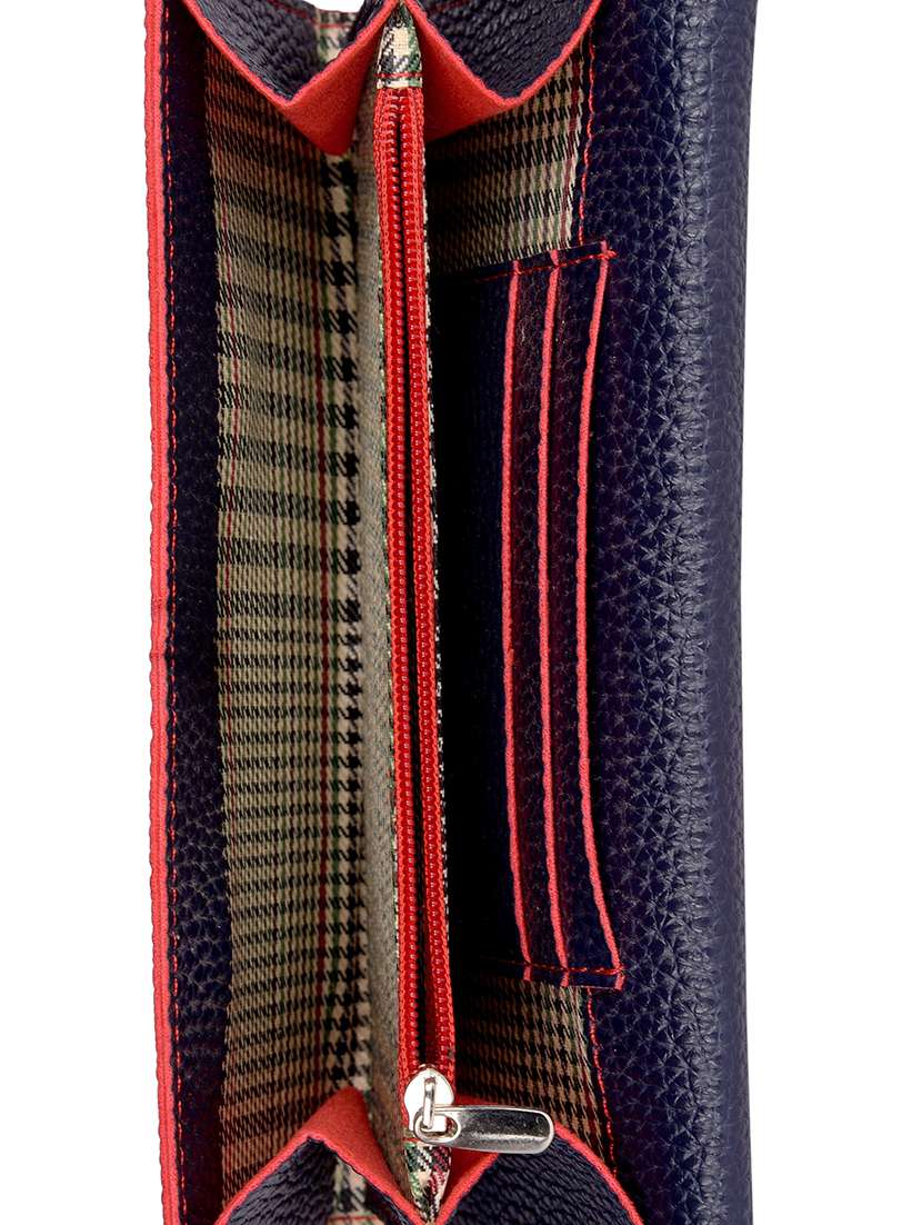 blue leatherette (pu wallet - 15498608 -  Standard Image - 2