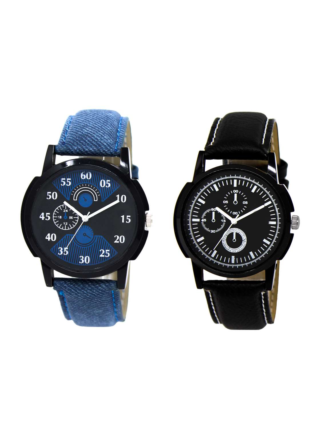 acnos round dial analog watch combo(wat-lr-02-13-combo)