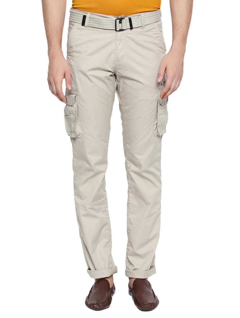 beige cotton cargo
