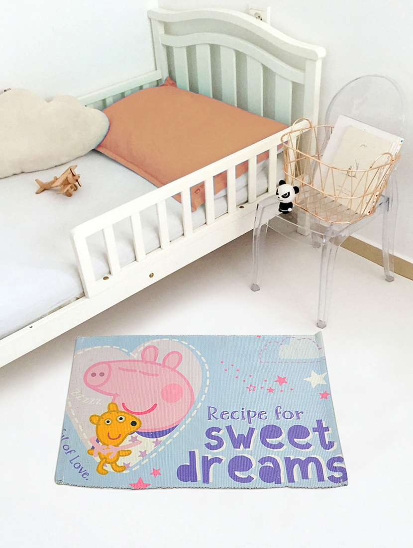 Peppa Pig Multipurpose Cotton Printed Rugs/Mats
