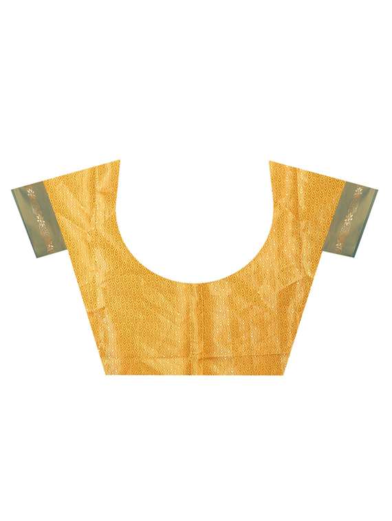 zari weave banarsi saree with blouse - 15504177 - Standard Image - 2