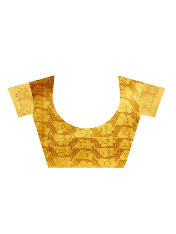 zari weave banarsi saree with blouse - 15504183 - Standard Image - 2