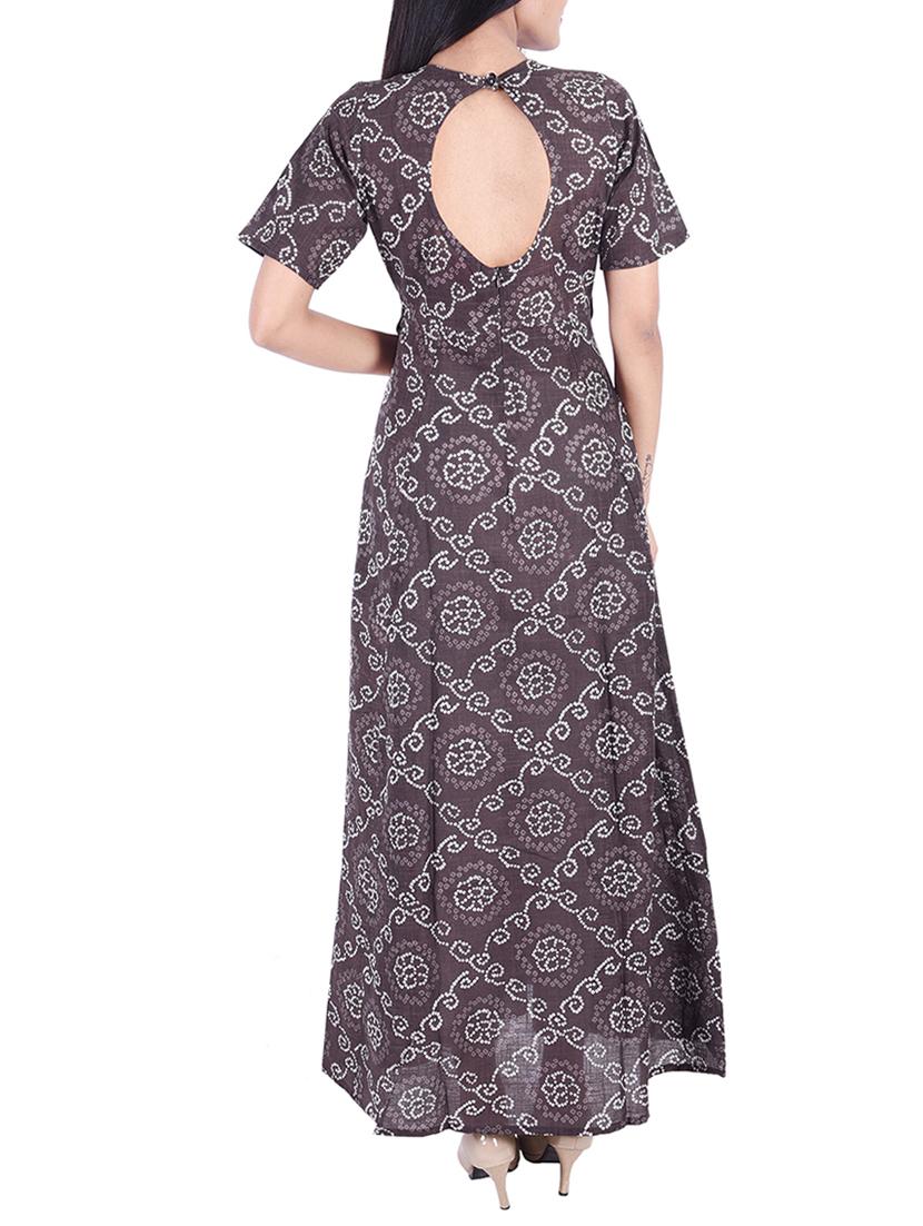 bandhani anarkali kurta - 15511340 - Standard Image - 2