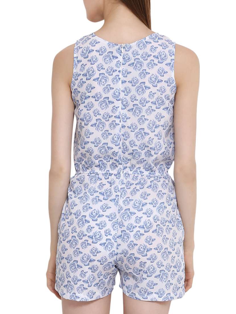 floral blouson romper - 15514960 -  Standard Image - 2