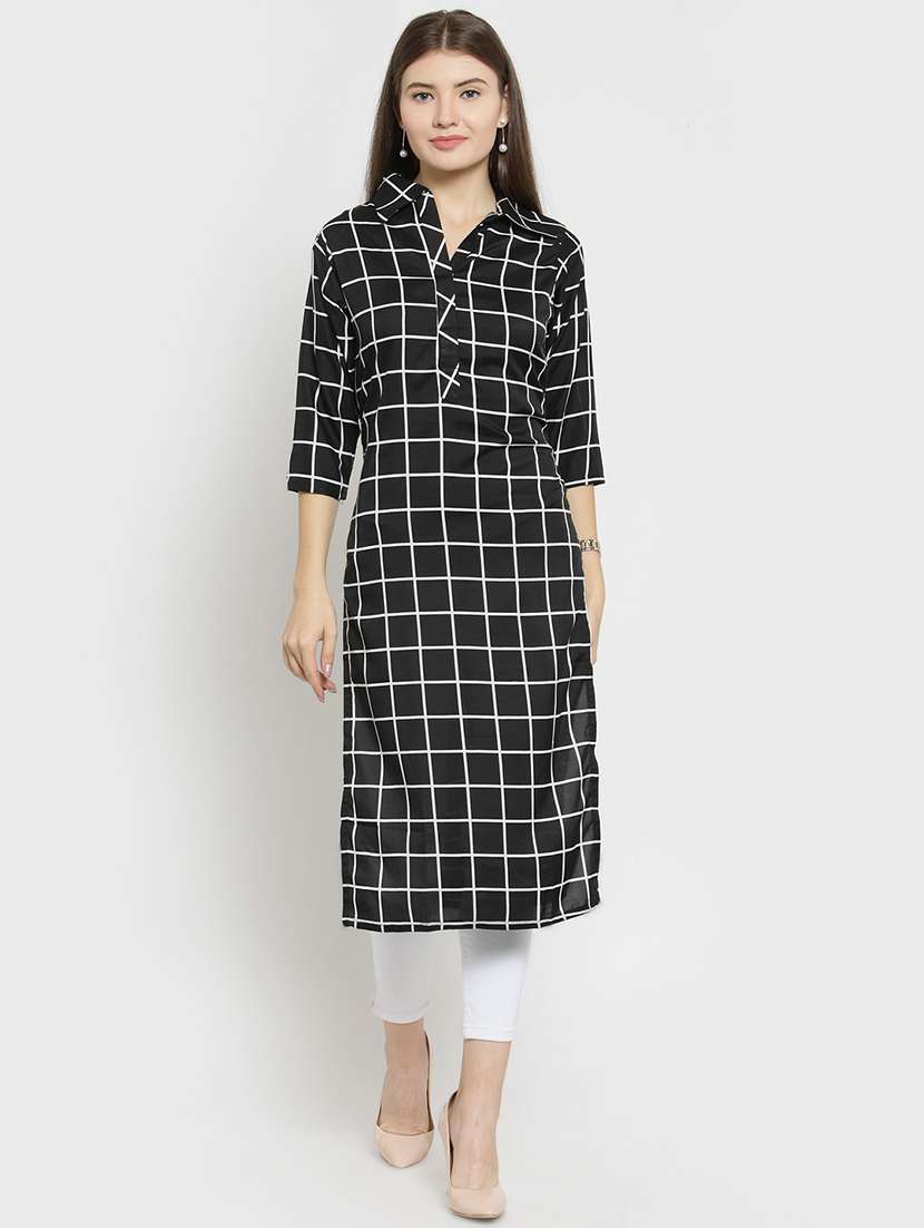 women's straight kurta - 15515836 - Zoom Image - 0