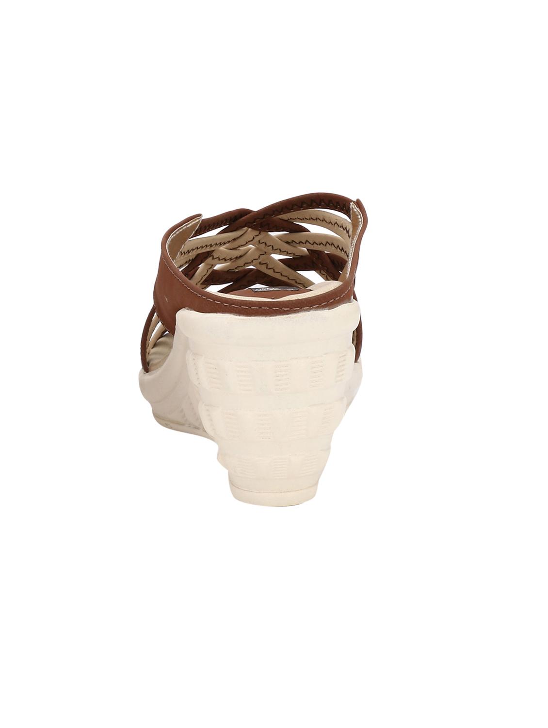 brown slip on wedges - 15516027 - Standard Image - 2